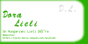 dora lieli business card